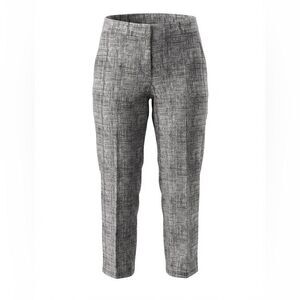 Nanette Lepore womens Gray black patterned Textured Pants size 14